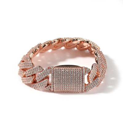 Icy Micro Pave Cuban Bracelet