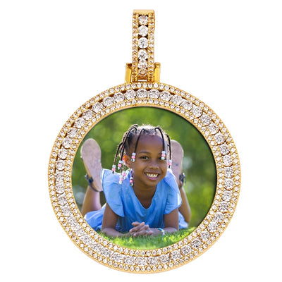 Round Custom Photo Pendant Necklace