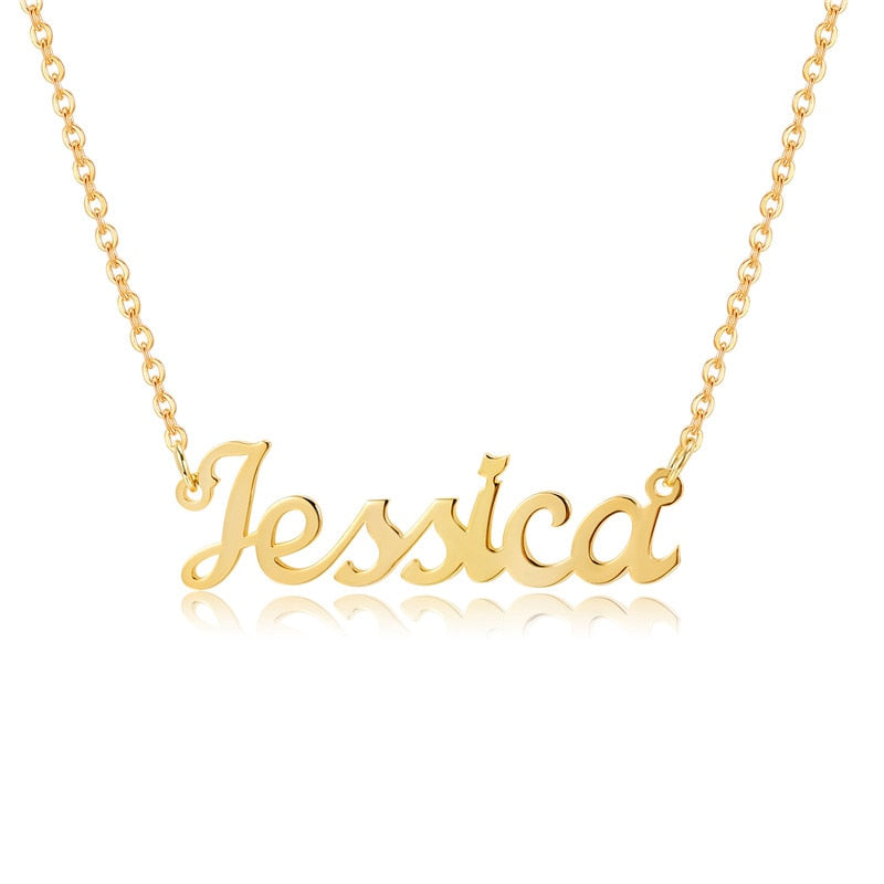 18K Gold Plated Name Necklace