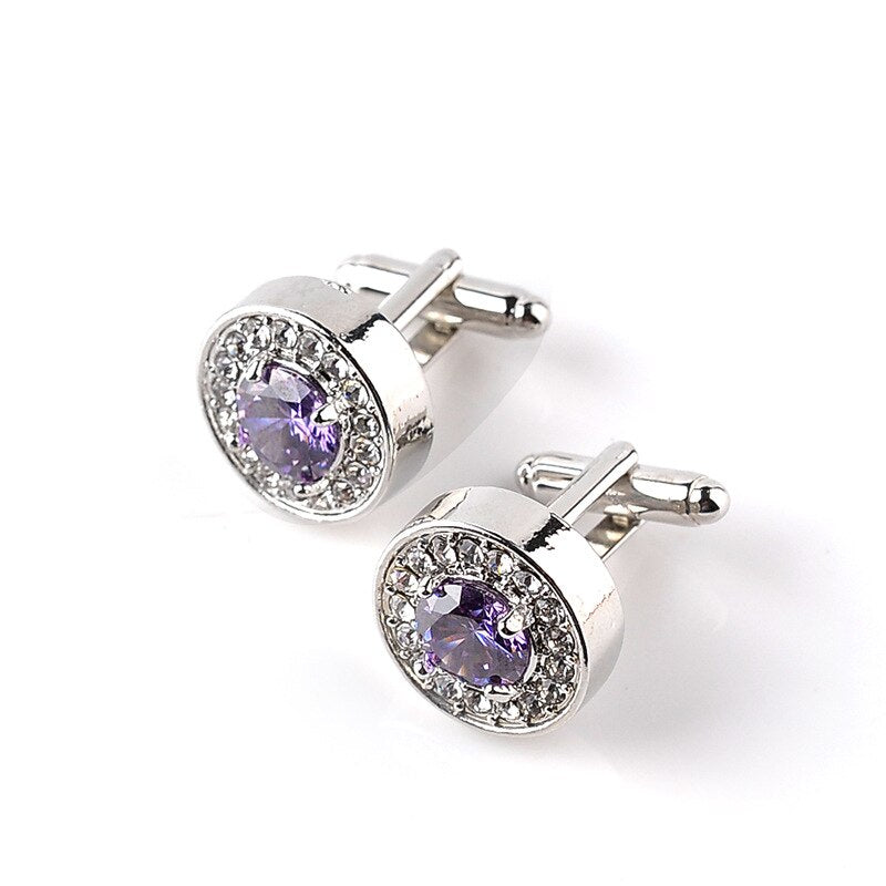 Luxury Crystal Cufflinks