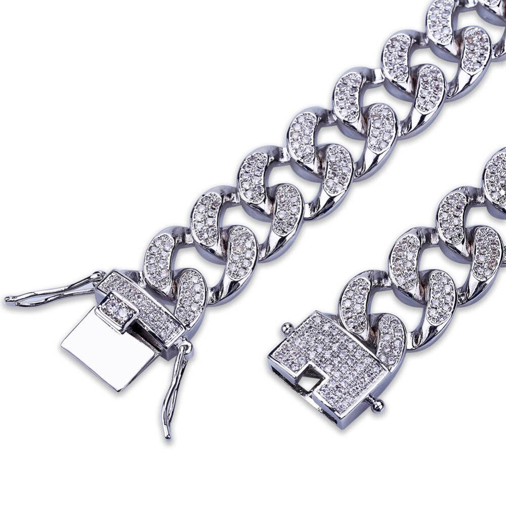 Cuban Cubic Zircon Bracelet