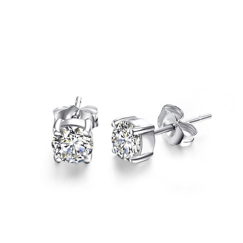 Moissanite stud Earrings