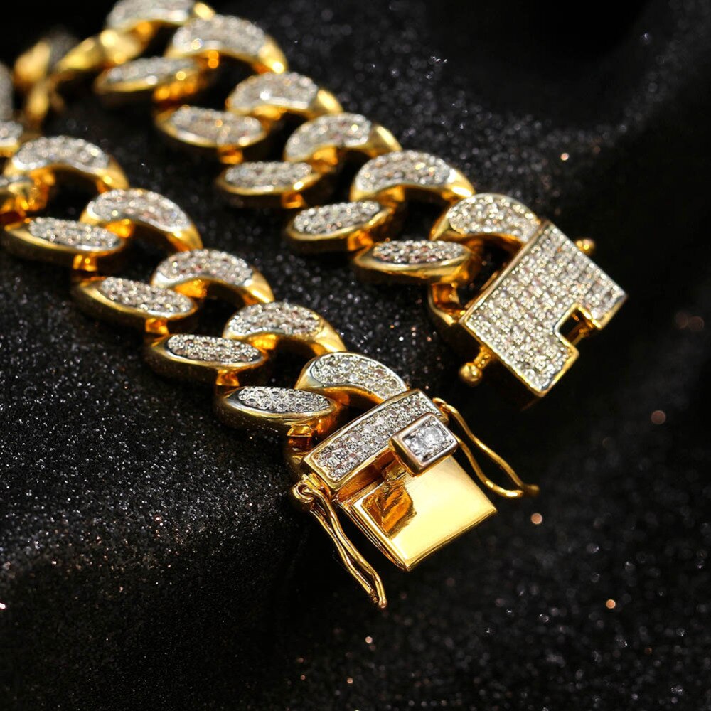 Cuban Cubic Zircon Bracelet