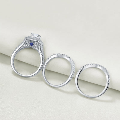 Serenity  Zircon 3PC Wedding Set