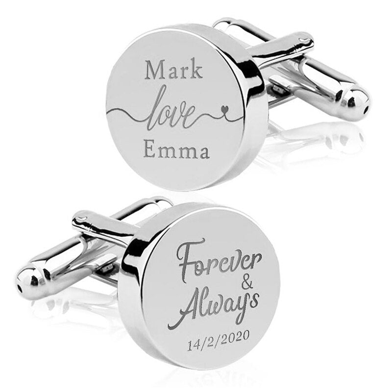 Personalized Engraved Cufflinks