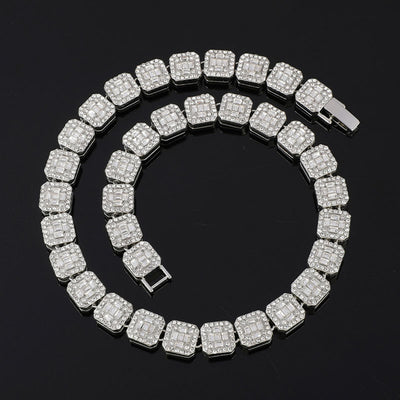 Cubic Zircon 1Row Bling Necklace