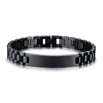 Personalized Stainless Steel Engraved Bracelet