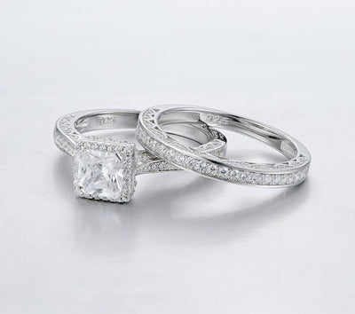 Endless Love 2PC Wedding Ring Set