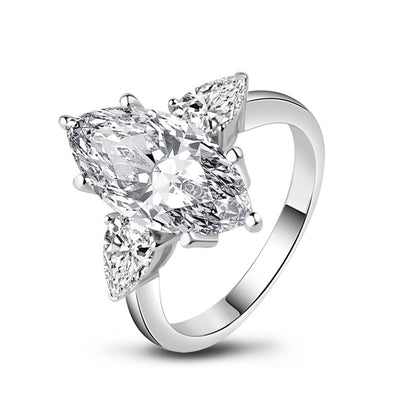 4ct Marquise Luxury Engagement Ring
