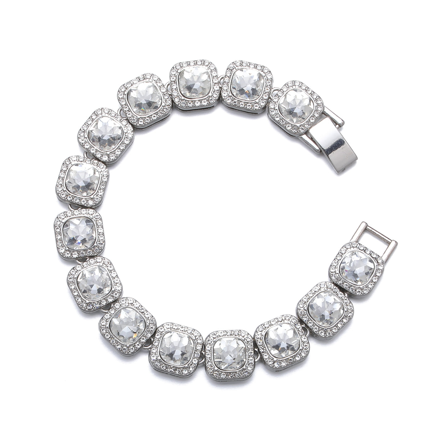 Cubic Zircon 1Row Bling Necklace