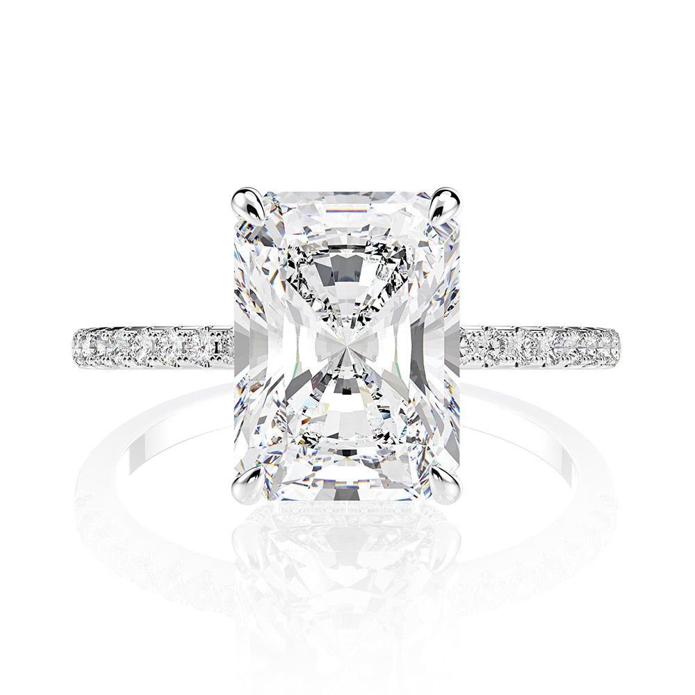 Elegant Emerald Cut Diamond Ring
