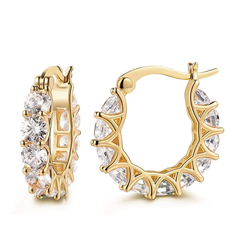 Stylish Earrings - Gold