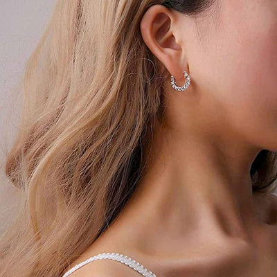 Stylish Earrings - Silver
