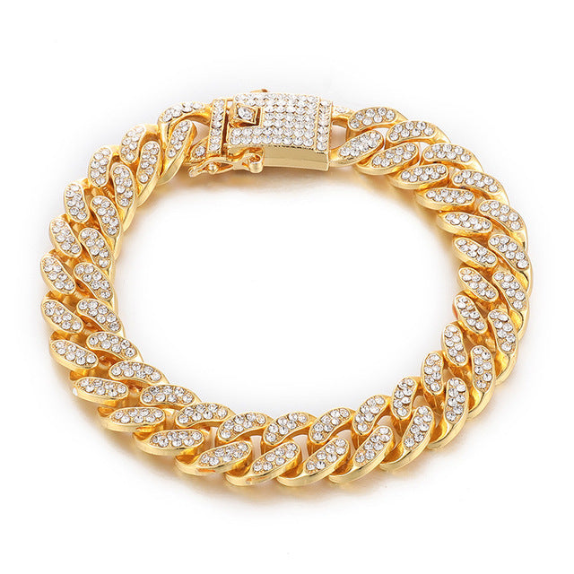 Iced Out Pave Cuban Bracelet